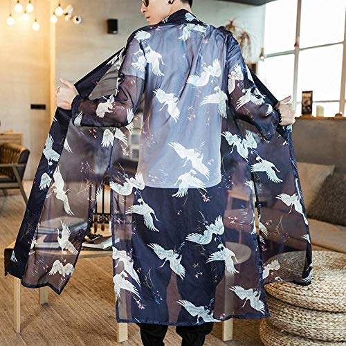 Kimono De Los Hombres Chaqueta De Punto Japonés Yukata Masculina OBI Japón Hombres Kimono Japonés De La Moda Masculina Haori OBI Ropa Samurai Hyococ (Color : 1, Size : One Size) Kimono De Los Hombres Chaqueta De Punto Japonés Yukata Masculina OBI Japón Hombres Kimono Japonés De La Moda Masculina Haori OBI Ropa Samurai Hyococ (Color : 1, Size : One Size)