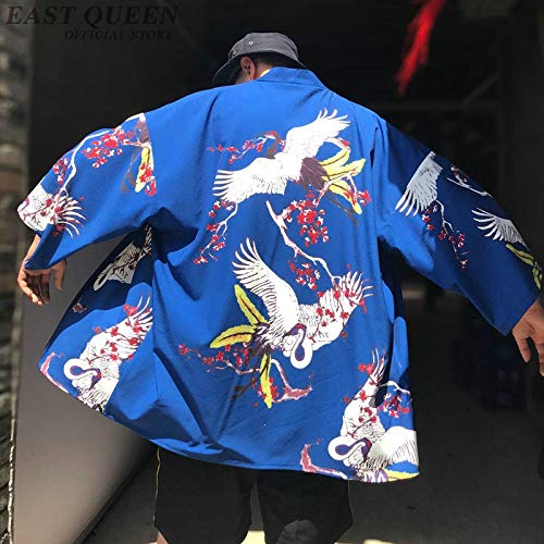 Kimono De Los Hombres Chaqueta De Punto Ropa Tradicional Japonés Japón Kimono Yukata Hombre Hombres Samurai Masculina Ropa Haori Zzzb (Color : 1, Size : S) Kimono De Los Hombres Chaqueta De Punto Ropa Tradicional Japonés Japón Kimono Yukata Hombre Hombres Samurai Masculina Ropa Haori Zzzb (Color : 1, Size : S)