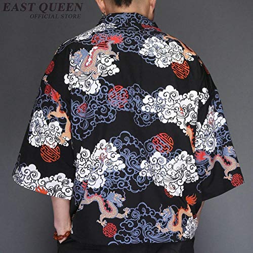 Kimono Japonés del Cardigan Hombres Japón Ropa Kimono Yukata De La Camisa De Los Hombres Masculinos Hyococ (Color : 4, Size : XL) Kimono Japonés del Cardigan Hombres Japón Ropa Kimono Yukata De La Camisa De Los Hombres Masculinos Hyococ (Color : 4, Size : XL)