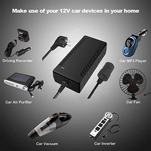Kindax 96W Transformador 220v a 12v Convertidor de Corriente CA a CC Adaptador Corriente 12V/8A Kindax 96W Transformador 220v a 12v Convertidor de Corriente CA a CC Adaptador Corriente 12V/8A