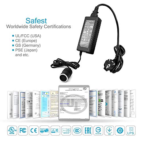 Kindax 96W Transformador 220v a 12v Convertidor de Corriente CA a CC Adaptador Corriente 12V/8A Kindax 96W Transformador 220v a 12v Convertidor de Corriente CA a CC Adaptador Corriente 12V/8A