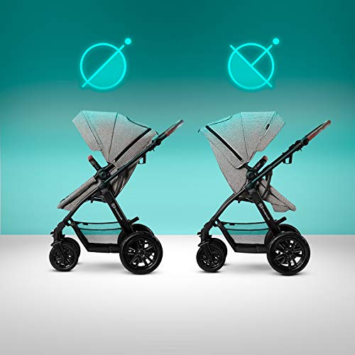 Kinderkraft Carrito Bebé 3 Piezas XMOOV, Capazo, Silla Paseo, Silla Coche, Gris Kinderkraft Carrito Bebé 3 Piezas XMOOV, Capazo, Silla Paseo, Silla Coche, Gris