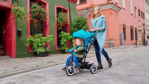 Kinderkraft Triciclo Evolutivo ASTON, Plegable, Cinturón, 9 Meses a 5 Años, Gris Kinderkraft Triciclo Evolutivo ASTON, Plegable, Cinturón, 9 Meses a 5 Años, Gris