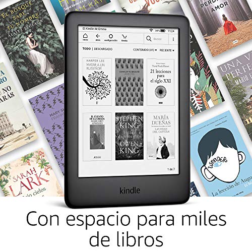 Kindle, ahora con luz frontal integrada, blanco Kindle, ahora con luz frontal integrada, blanco