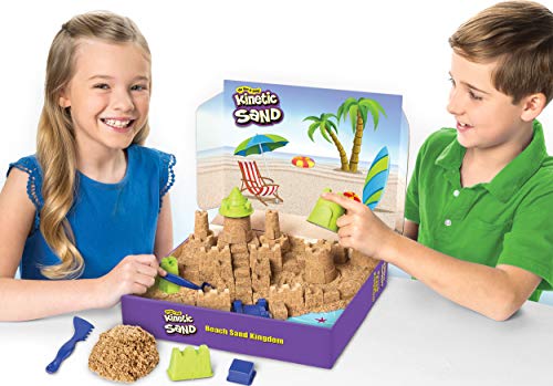 Kinetic Sand- Mega Beach Castle Set, Multicolor (Spin Master 6044143)