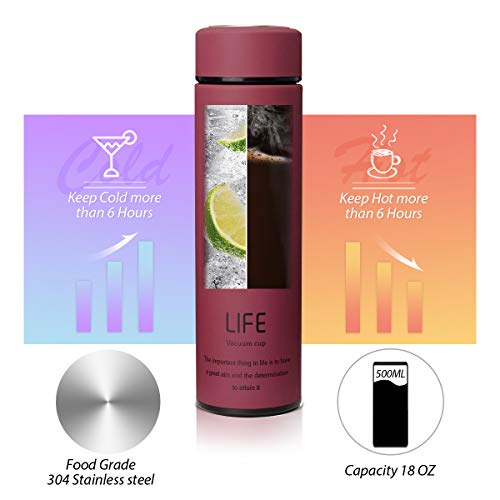 king do way Botella de Agua de Acero Inoxidable 500ML, Termo Sin BPA Ecológica, Botellas Termica Reutilizable Frascos Térmicos para Al Aire Libre, Yoga, Escuela, Niño king do way Botella de Agua de Acero Inoxidable 500ML, Termo Sin BPA Ecológica, Botellas Termica Reutilizable Frascos Térmicos para Al Aire Libre, Yoga, Escuela, Niño