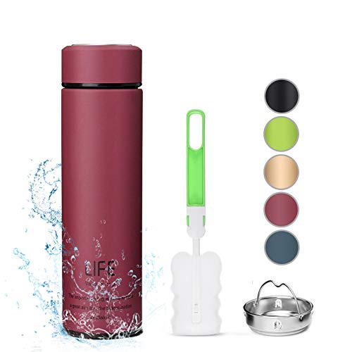 king do way Botella de Agua de Acero Inoxidable 500ML, Termo Sin BPA Ecológica, Botellas Termica Reutilizable Frascos Térmicos para Al Aire Libre, Yoga, Escuela, Niño king do way Botella de Agua de Acero Inoxidable 500ML, Termo Sin BPA Ecológica, Botellas Termica Reutilizable Frascos Térmicos para Al Aire Libre, Yoga, Escuela, Niño