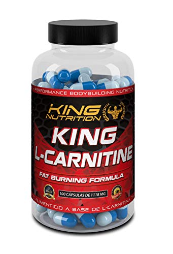 King L-Carnitine 100 Capsulas 975mg King Nutrition Quemagrasas carnitina