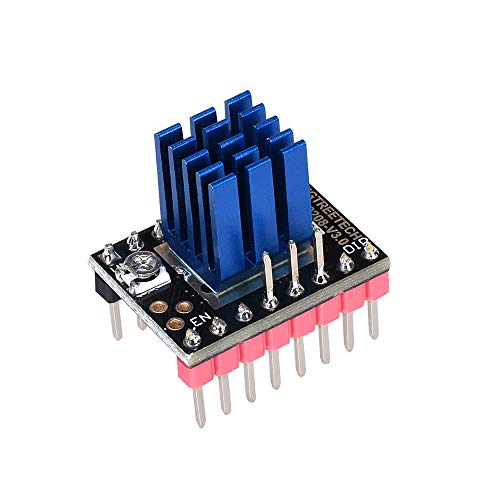Kingprint TMC2208 V3.0 -UART Stepper - Amortiguador con controlador de disipador de calor para A4988 DRV8825 para impresora 3D (4 unidades) Kingprint TMC2208 V3.0 -UART Stepper - Amortiguador con controlador de disipador de calor para A4988 DRV8825 para impresora 3D (4 unidades)