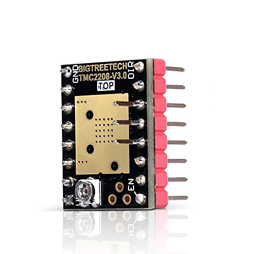 Kingprint TMC2208 V3.0 -UART Stepper - Amortiguador con controlador de disipador de calor para A4988 DRV8825 para impresora 3D (4 unidades) Kingprint TMC2208 V3.0 -UART Stepper - Amortiguador con controlador de disipador de calor para A4988 DRV8825 para impresora 3D (4 unidades)