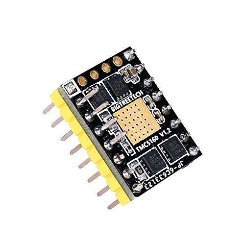 KINGPRINT TMC5160 v1.2 Stepper Motor Stepper Stick Silencioso Driver Support SPI con Disipador de Calor para Impresora 3D Placa de Control (4 piezas)