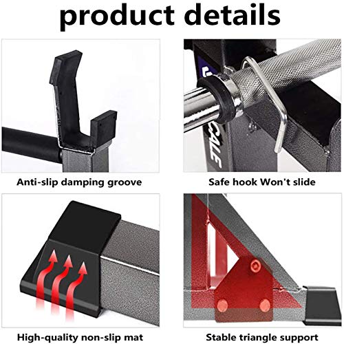 KINGXX-01 Estante De Barra para Barbell, Squat Rack Stand Ajustables Banca Press Rack Gimnasio Casero en Casa Soporte de Entrenamiento de FuerzaEstante, Carga 300 kg KINGXX-01 Estante De Barra para Barbell, Squat Rack Stand Ajustables Banca Press Rack Gimnasio Casero en Casa Soporte de Entrenamiento de FuerzaEstante, Carga 300 kg