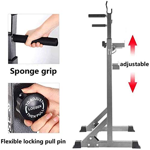 KINGXX-01 Estante De Barra para Barbell, Squat Rack Stand Ajustables Banca Press Rack Gimnasio Casero en Casa Soporte de Entrenamiento de FuerzaEstante, Carga 300 kg