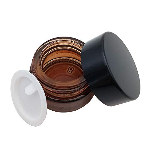 KingYH 6 Pieza 5ml Tarros de Cristal de Ámbar con Tapa Interior Vacía Crema Rellenables Botella de Pot Recipiente para Salve Crema Facial Loción Aromaterapia Mezclas Biberó Marrón KingYH 6 Pieza 5ml Tarros de Cristal de Ámbar con Tapa Interior Vacía Crema Rellenables Botella de Pot Recipiente para Salve Crema Facial Loción Aromaterapia Mezclas Biberó Marrón