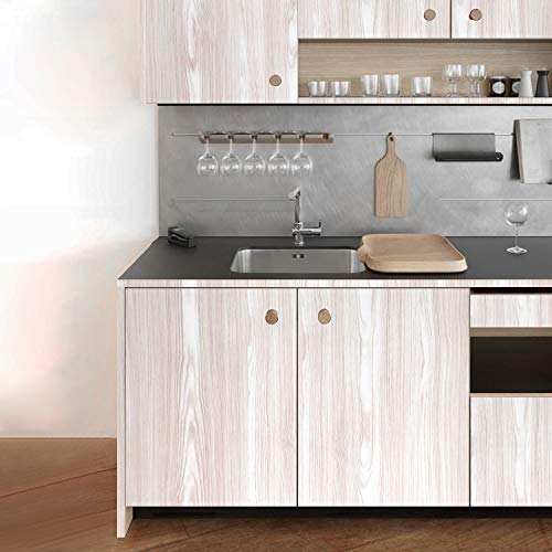 KINLO Pegatina de Mueble de Madera Ropa 0,61 * 5M Autoadhesivo Papel Pintado Impermeable para Muebles/Cocina/Baño Color (1 Rollo, Madera 2) KINLO Pegatina de Mueble de Madera Ropa 0,61 * 5M Autoadhesivo Papel Pintado Impermeable para Muebles/Cocina/Baño Color (1 Rollo, Madera 2)