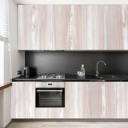 KINLO Pegatina de Mueble de Madera Ropa 0,61 * 5M Autoadhesivo Papel Pintado Impermeable para Muebles/Cocina/Baño Color (1 Rollo, Madera 2) KINLO Pegatina de Mueble de Madera Ropa 0,61 * 5M Autoadhesivo Papel Pintado Impermeable para Muebles/Cocina/Baño Color (1 Rollo, Madera 2)