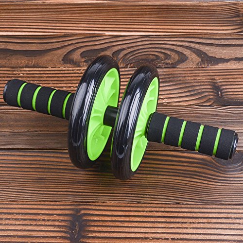 KinshopS Fitness Rueda Doble Ruedas Abdominal Cintura Entrenamiento Ejercicio Gimnasio Roller KinshopS Fitness Rueda Doble Ruedas Abdominal Cintura Entrenamiento Ejercicio Gimnasio Roller