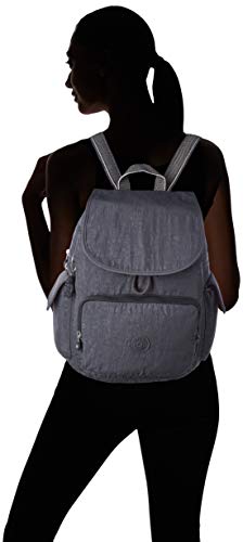 Kipling - City Pack, Mochilas Mujer, Gris (Night Grey), 32x37x18.5 centimeters (B x H x T)