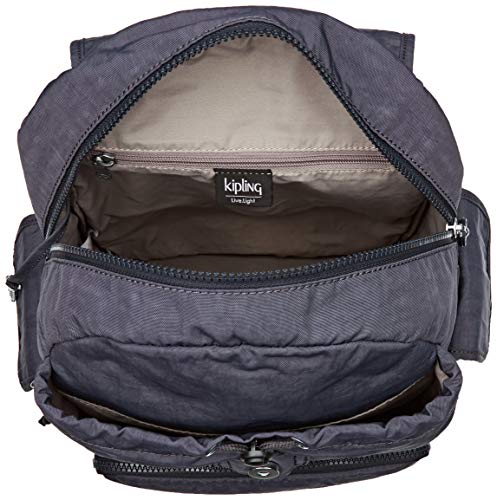 Kipling - City Pack, Mochilas Mujer, Gris (Night Grey), 32x37x18.5 centimeters (B x H x T) Kipling - City Pack, Mochilas Mujer, Gris (Night Grey), 32x37x18.5 centimeters (B x H x T)