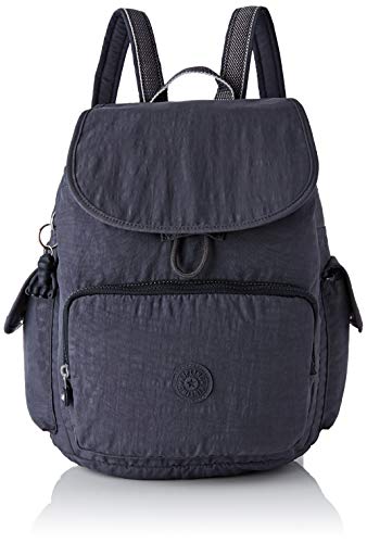 Kipling - City Pack, Mochilas Mujer, Gris (Night Grey), 32x37x18.5 centimeters (B x H x T)