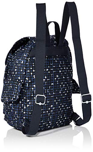 Kipling City Pack S, BACKPACKS para Mujer, Pequeño estampado en O, 19x27x33.5 cm (LxWxH)