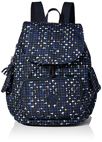 Kipling City Pack S, BACKPACKS para Mujer, Pequeño estampado en O, 19x27x33.5 cm (LxWxH)