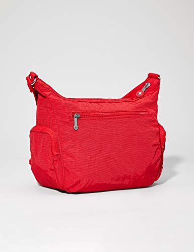 Kipling Gabbie S, Crossbody para Mujer, Red Rouge, 16.5x29x22 cm (LxWxH)