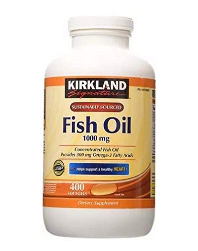 Kirkland Omega 3 Fish Oil 1000 mg 400 Softgels