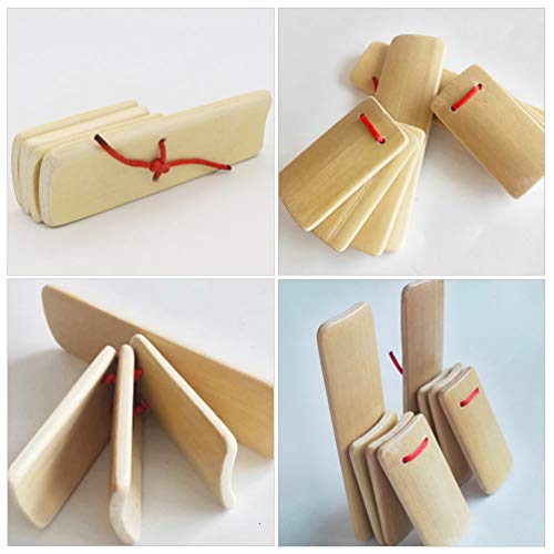 Kisangel 10 Juegos de Castañuelas de Bambú Vintage Chino Instrumento Allegro Tradicional Kuaiban Allegro Clapper Instrumentos Musicales Juguetes Kisangel 10 Juegos de Castañuelas de Bambú Vintage Chino Instrumento Allegro Tradicional Kuaiban Allegro Clapper Instrumentos Musicales Juguetes
