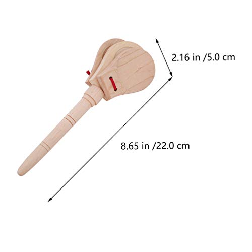Kisangel Castañuelas de Madera para Niños Juguete de Badajo de Madera Castañuelas Badajo de Madera Percusión Musical Castañuelas Juguete de Aprendizaje Temprano para Bebés (Color Madera) Kisangel Castañuelas de Madera para Niños Juguete de Badajo de Madera Castañuelas Badajo de Madera Percusión Musical Castañuelas Juguete de Aprendizaje Temprano para Bebés (Color Madera)