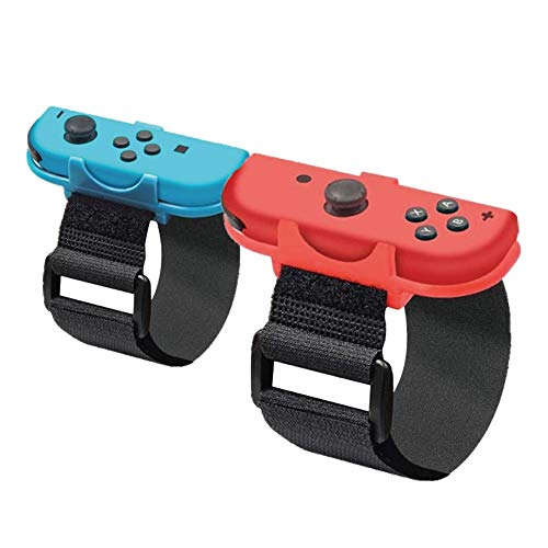KISSION 1 Par De Correa De Mano Controlador Ajustable Soporte De Mango para Nintendo Switch Accesorios Cinturón De Mano Pulsera Accesorios De Baile para Interruptor Joy-con