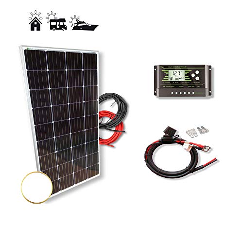 Kit 175W PRO 12V panel solar monocristalino células alemanas Kit 175W PRO 12V panel solar monocristalino células alemanas