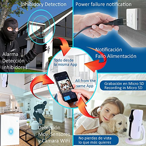 Kit Alarma WiFi W07PRO con Cámara WiFi