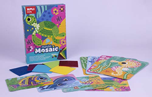Kit APLI Kids Mosaico Goma EVA Marino