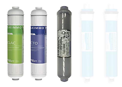 Kit cartuchos recambios Osmosis ZENIT - Hidro Water - (No incluye la membrana de recambio)