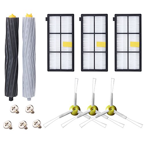 Kit de Accesorios para iRobot Roomba Recambios Roomba Series 800 805 850 860 865 866 870 871 880 886 890 891 895 896 900 960 965 966 980 para Robot Aspirador de ABC life, 13in1 Kit de Accesorios para iRobot Roomba Recambios Roomba Series 800 805 850 860 865 866 870 871 880 886 890 891 895 896 900 960 965 966 980 para Robot Aspirador de ABC life, 13in1