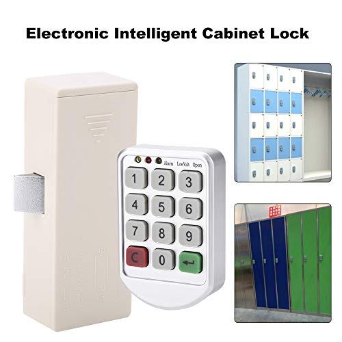 Kit de bloqueo electrónico, Cerradura de contraseña sin llave inteligente electrónica con teclado, número de puerta del gabinete código de bloqueo