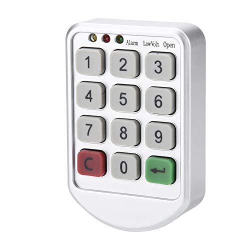 Kit de bloqueo electrónico, Cerradura de contraseña sin llave inteligente electrónica con teclado, número de puerta del gabinete código de bloqueo