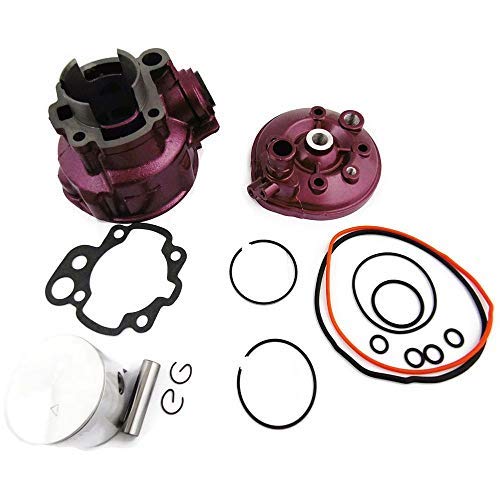 Kit de cilindro de aire para motocicleta Minarelli AM6 Yamaha MBK TZR de 90 cc y 49 mm