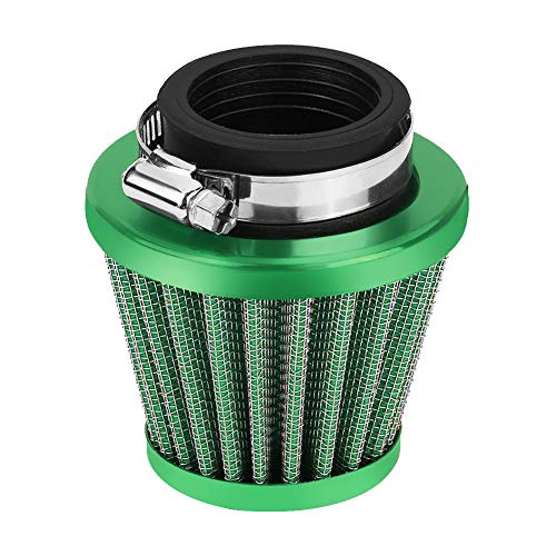 Kit de filtro de admisión de aire de abrazadera para motocicleta, 38mm Universal Filtro de aire de admisión para Scooter Atv Dirt Pit Bike(verde) Kit de filtro de admisión de aire de abrazadera para motocicleta, 38mm Universal Filtro de aire de admisión para Scooter Atv Dirt Pit Bike(verde)