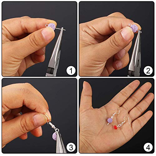 Kit de Hacer Bisutería ,Kit de Accesorios de Joyería 912 piezas Plata Joyería Artesanía Material en Caja de Plástico con Herramientas de Reparación de Joyas para Gacer Braceletc Necklace Jewelry Craft Kit de Hacer Bisutería ,Kit de Accesorios de Joyería 912 piezas Plata Joyería Artesanía Material en Caja de Plástico con Herramientas de Reparación de Joyas para Gacer Braceletc Necklace Jewelry Craft