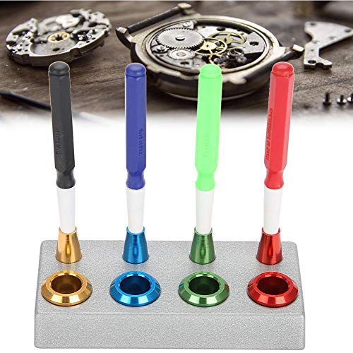 Kit de reparación de relojes de lubricación, Kit profesional de lubricación de relojes, Kit de lubricación de relojes para relojero con 4 Oil Cup 4 Oil Pen, Uso para limpieza, aceites penetrantes