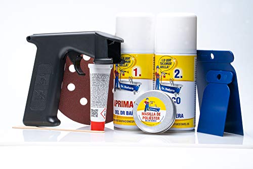 Kit de reparación y esmaltado de bañeras y platos de ducha, pintura para azulejos y sanitarios, esmalte para baño