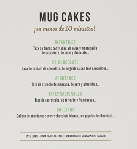 Kit Mug cakes: ¡Deliciosos bizcochos listos en menos de 10 minutos! (Cocina)