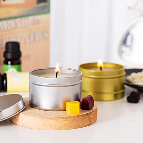 Kit para Hacer Velas, Juego De Herramientas para Velas Perfumadas Hecho En Casa, Que Incluye Una Olla Invertida para Hacer Velas, Mecha, Jarra Fundida, Cera De Soja Natural, Cuchara, Etc.