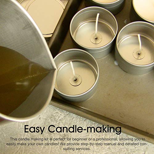 Kit para Hacer Velas, Juego De Herramientas para Velas Perfumadas Hecho En Casa, Que Incluye Una Olla Invertida para Hacer Velas, Mecha, Jarra Fundida, Cera De Soja Natural, Cuchara, Etc. Kit para Hacer Velas, Juego De Herramientas para Velas Perfumadas Hecho En Casa, Que Incluye Una Olla Invertida para Hacer Velas, Mecha, Jarra Fundida, Cera De Soja Natural, Cuchara, Etc.