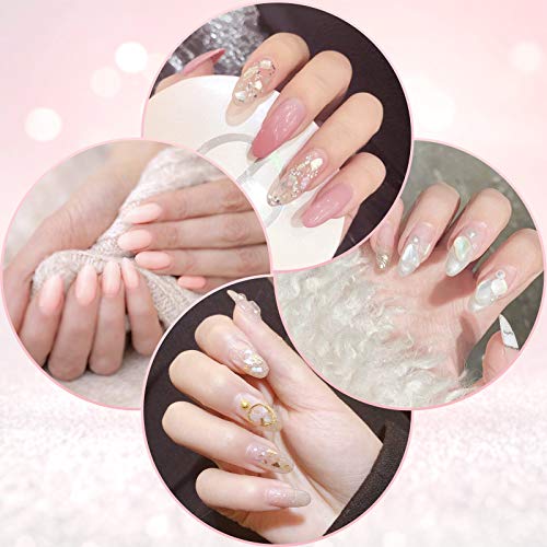 Kit Uñas de Gel Completo-GLAMADOR Kit Poly Gel para Uñas-Práctico Kit Gel de Extensión de Uñas con 30ml*5 Colores Bonitos-Seguro, Fácil de Usar,Perfecto para Manicuristas,Principiantes,DIY Uñas Arte