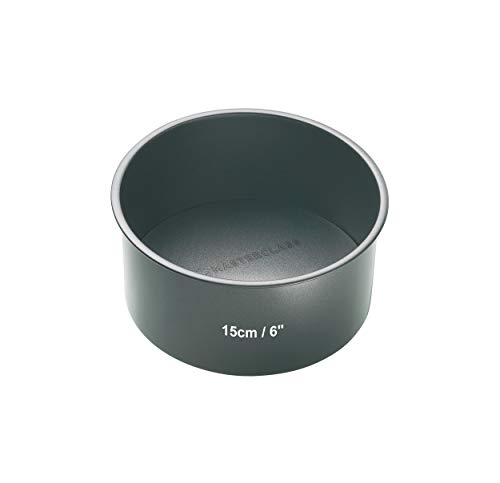 Kitchen Craft Master Class Molde con Base Suelta, Acero, Negro, 15 cm Kitchen Craft Master Class Molde con Base Suelta, Acero, Negro, 15 cm