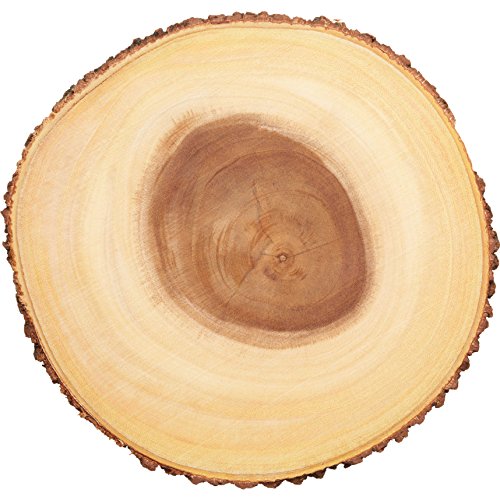Kitchencraft Artesà Árbol tronco tabla de quesos/bandeja con borde de corteza de madera natural, 30 cm (12 "), diseño redondo, madera, marrón, 30 x 30 x 2,2 cm Kitchencraft Artesà Árbol tronco tabla de quesos/bandeja con borde de corteza de madera natural, 30 cm (12 "), diseño redondo, madera, marrón, 30 x 30 x 2,2 cm