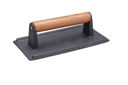 KitchenCraft - Prensa de tocino (hierro fundido, 21 x 11 cm) KitchenCraft - Prensa de tocino (hierro fundido, 21 x 11 cm)
